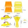 11Pcs Drywall Corner Tool Set Inside and Outside Corner Trowel Plastic Drywall Corner Scraper