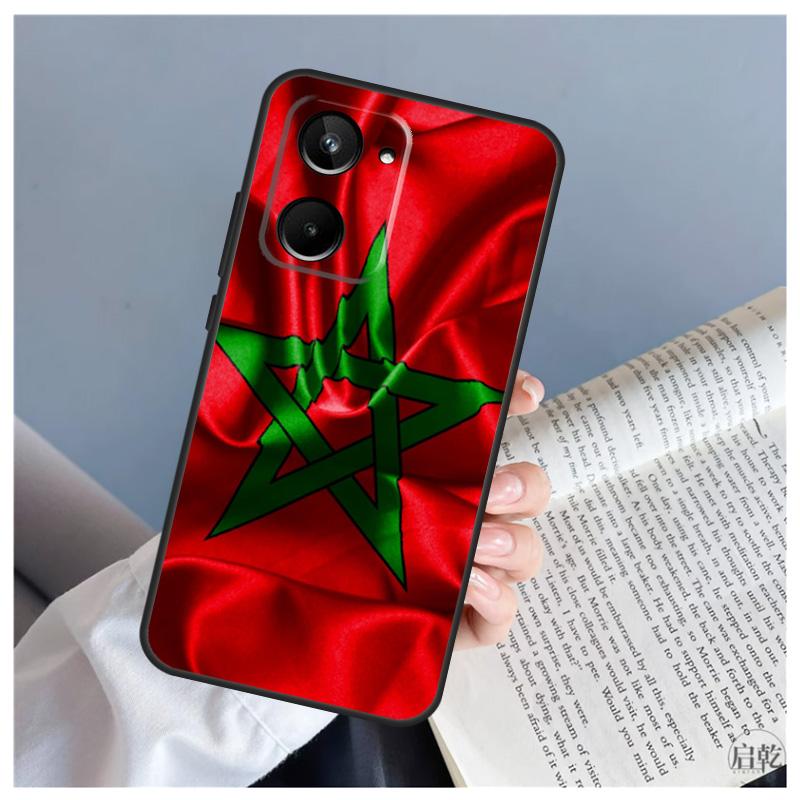 Morocco Moroccan Flag For Realme 15 10 11 13 12 14 Pro Plus C65 C67 C71 C63 C61 C55 C51 C53 C75 GT6 GT7 Pro Case