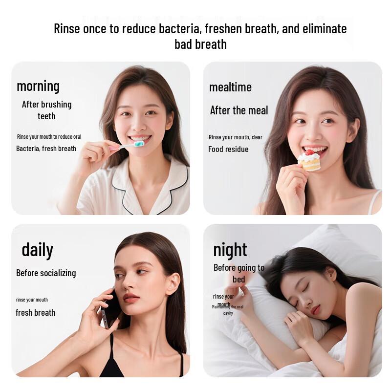 Yaboshi Fluoride Anti-Cavity Icy Mint Mouthwash