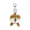 Puff Mochi Mascot Keychain Red BR [Kusuguru Japan] Shibajiri-kun