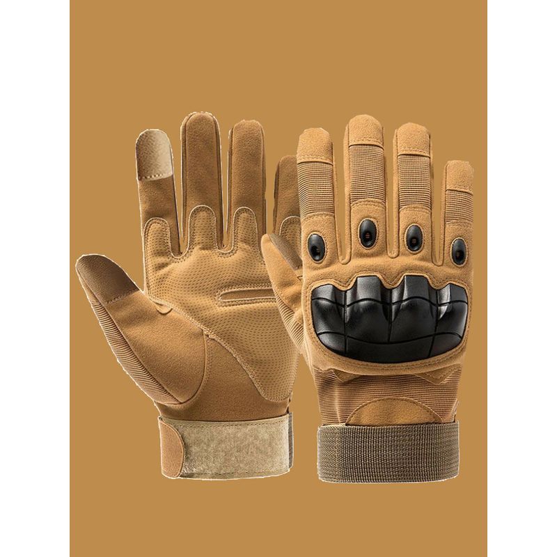 Gloves Men's Long Finger Outdoor Mountaineering Full Finger Wear-Resistant Open Finger Protective Training Riding Motorcycle Half Finger Gloves