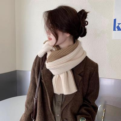 Women's Soft Double-Color Scarf, Neck Warmer, Fashionable and Practical, Cold Seasons