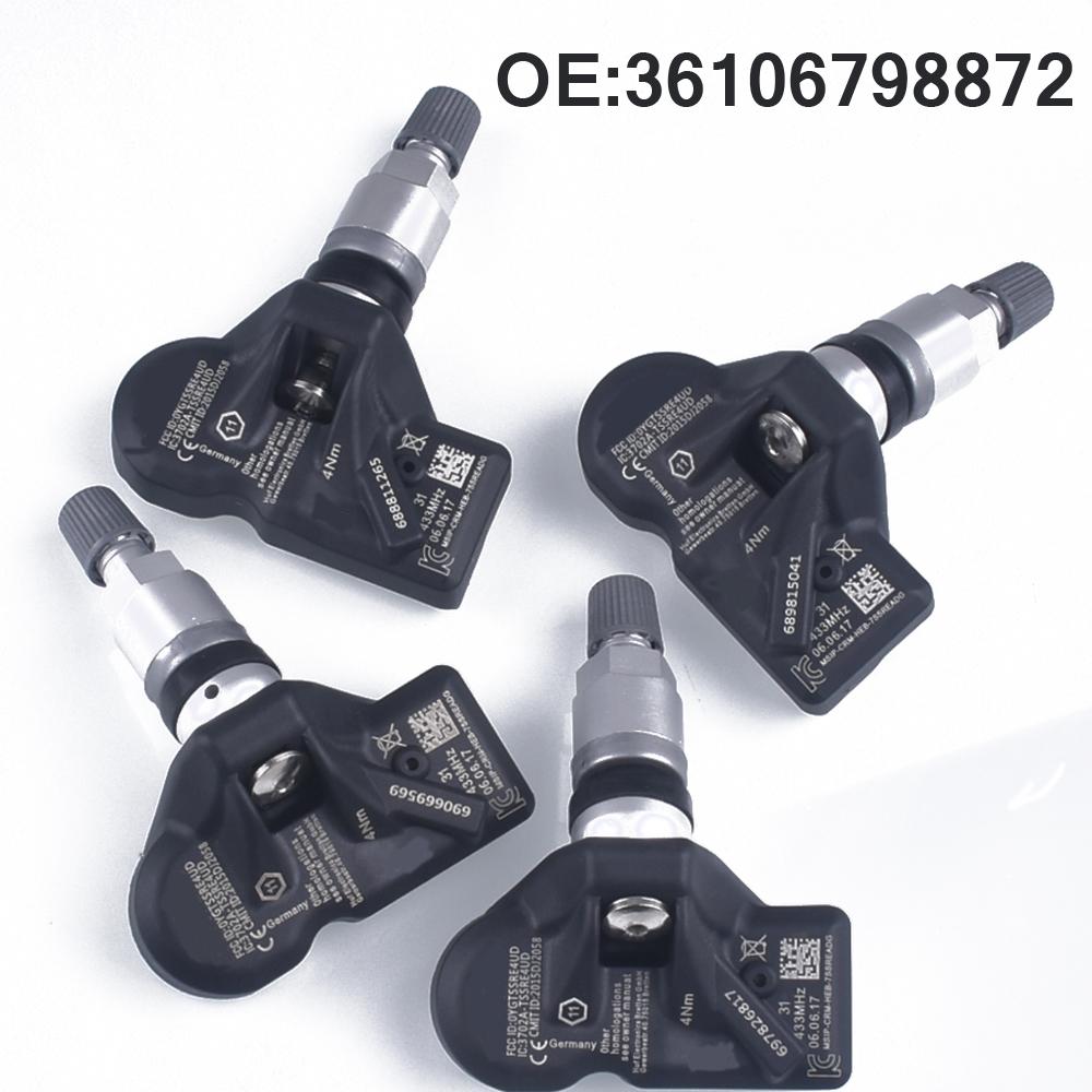 4 PCS car tpms Tire Pressure Monitor/Warning System Sensor FOR BMW F06 F12 F13 F25 F26 X3 X4