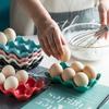 DIY Serving Dish Boiled Egg Ceramic Porcelain Egg Holder Eggs Tray Egg Stand Storage Rack