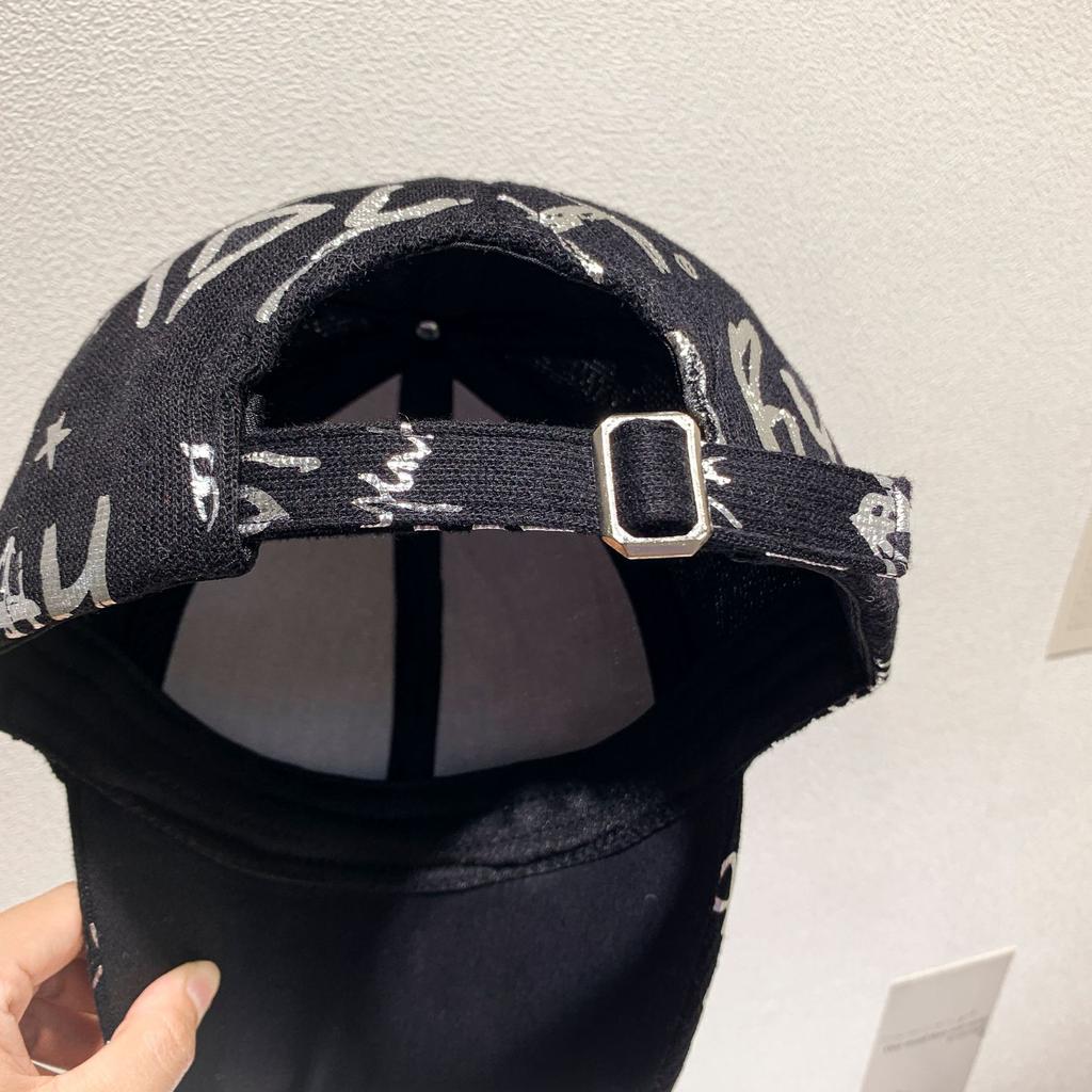 Colorful Graffiti Printed Baseball Cap for Women, Adjustable Sun Protection Outdoor Travel Baseball Cap