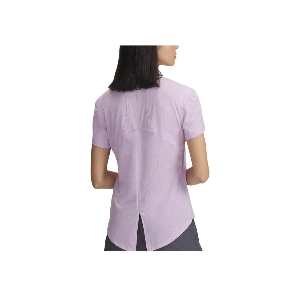 Under Armour Coolswitch Comfortable Versatile Simple Fashion Short Sleeve Regular T-Shirt Women Tops Purple 1373399-543