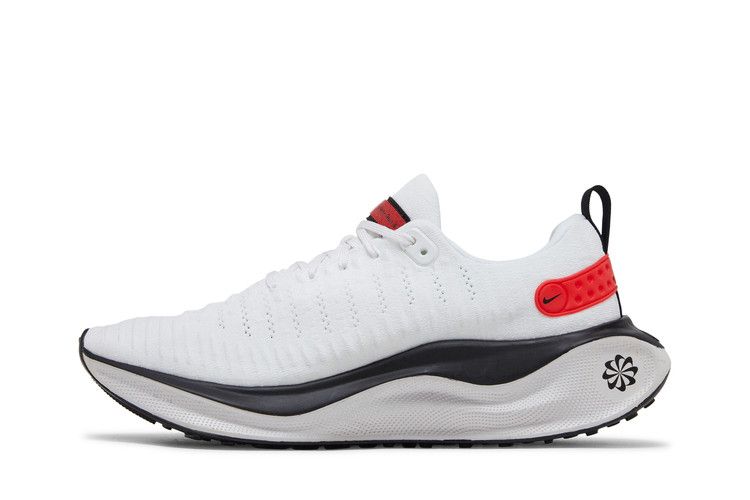 Men's Sneakers Nike ReactX Infinity Run 4 White Black Light Crimson White/Platinum Tint-Light Crimson