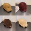 Corduroy Flat Autumn Beret Hat Cap For Lightweight Breathable Gift Commuting
