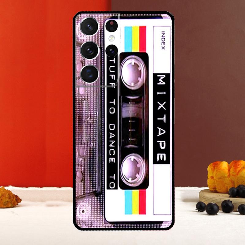 Cassette Tape Case For Samsung Galaxy S23 S22 Ultra S21 S10 S9 S20 Plus Note 10 20 S20 FE S21 FE Back Cover