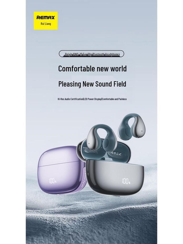 Remax Aurora True Wireless Bluetooth Clip-on Sports Earphones