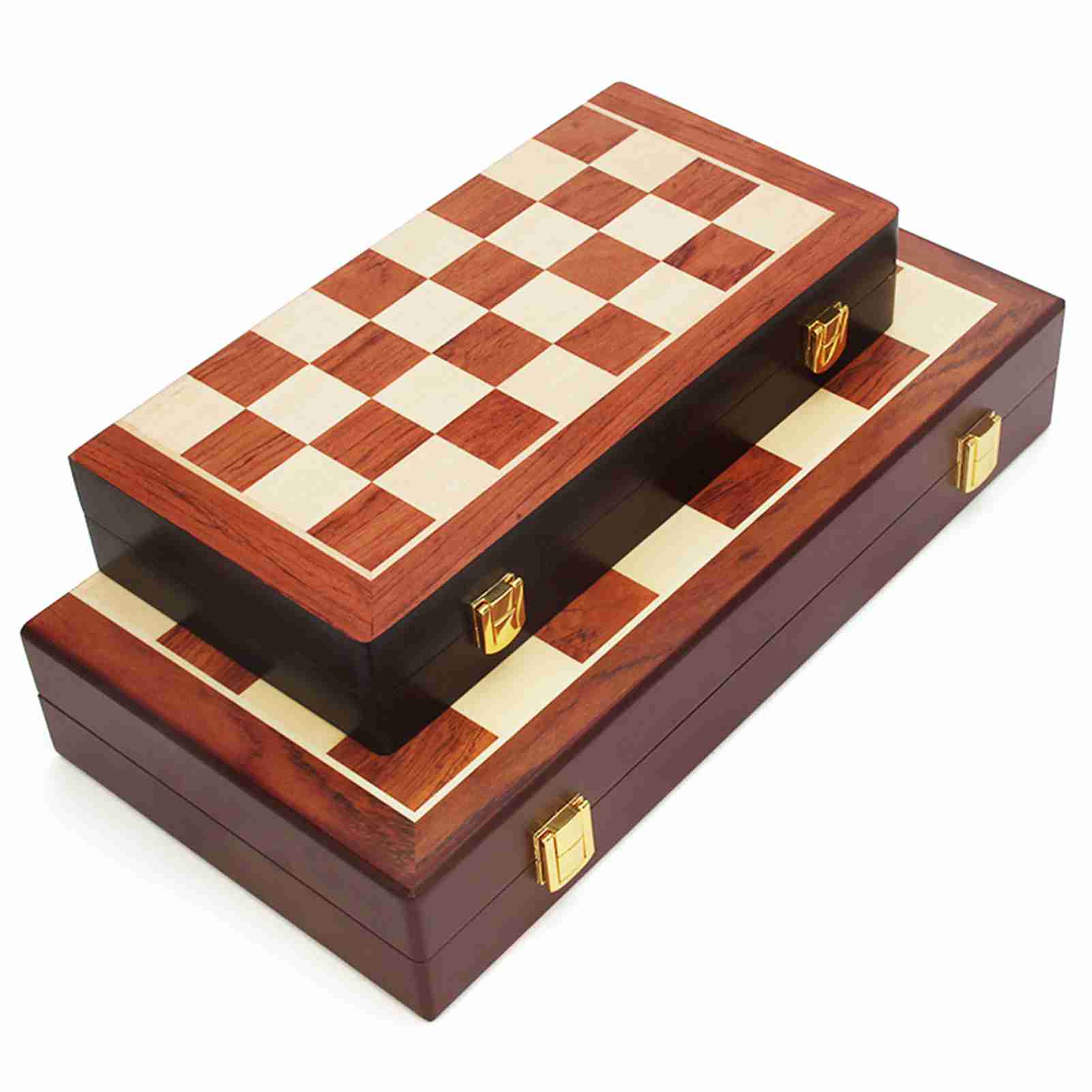 Travel Chess Set Gold Silver Metal