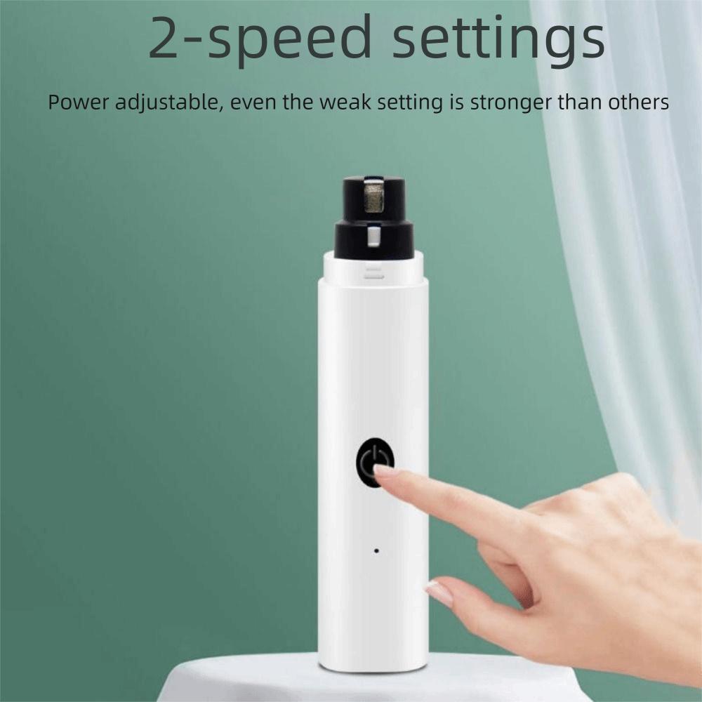 USB Charging Pet Nail Clipper 3 Colors Pet Nail Trimmer Cat Grooming Clipper  For Cats Dogs