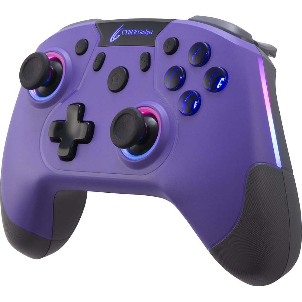CYBER Gaming Controller HG Wireless Type Violet Switch (for SWITCH) -