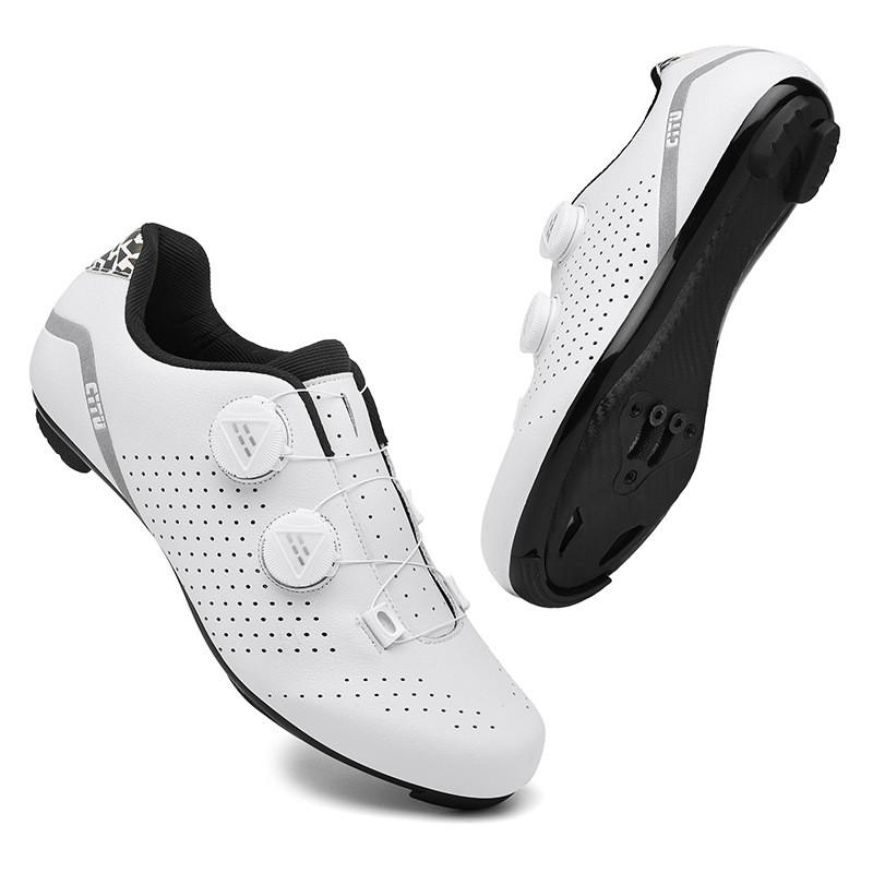 Mens Cycling Shoes Hard Sole Breathable Clipless Road MTB Bike Mountain Biking