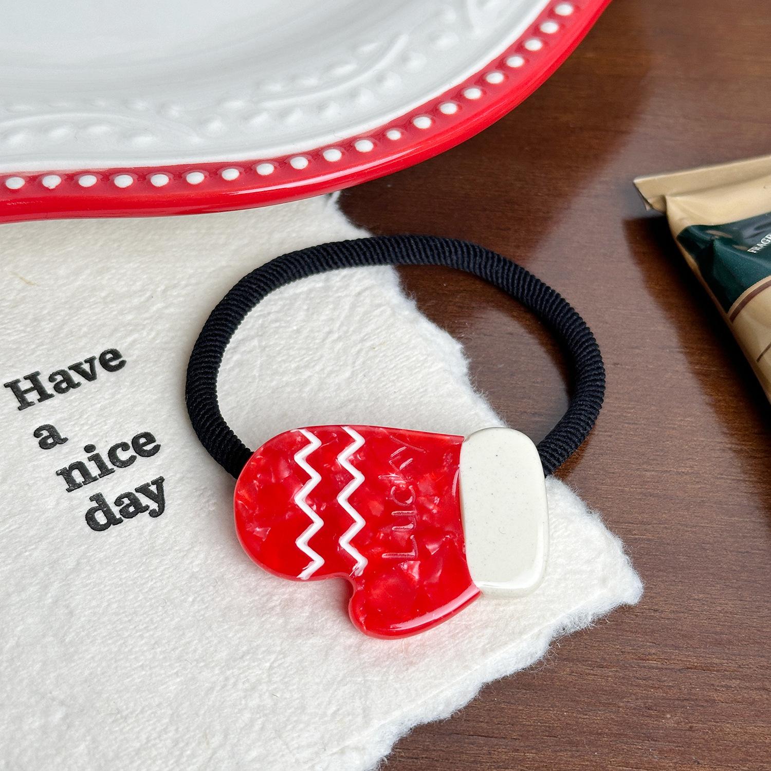 

Cute Acetate Hair Accessories Set Featuring Charming Duckbill Clips And Ties Ponytail Glove Band 4.4cm