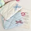 Polyester Bowknot Cosmetic Pouch Versatile Portable Organizers for Travel and Daily Accessories