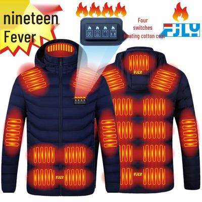 Unisex Smart USB-Heated Cotton Jacket - Cold-Proof Outerwear
