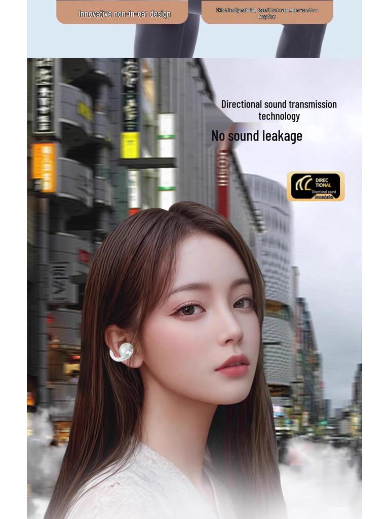 Monster AC600 Waterproof Bluetooth Sports Bone Conduction Clip-On Headphones