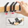 4/5/6/7/8 Movable Hooks Japanese Wall Door Hanger for Hanging Clothes Clothes Hat Keys Towels Coat Rack Holder Room Organization