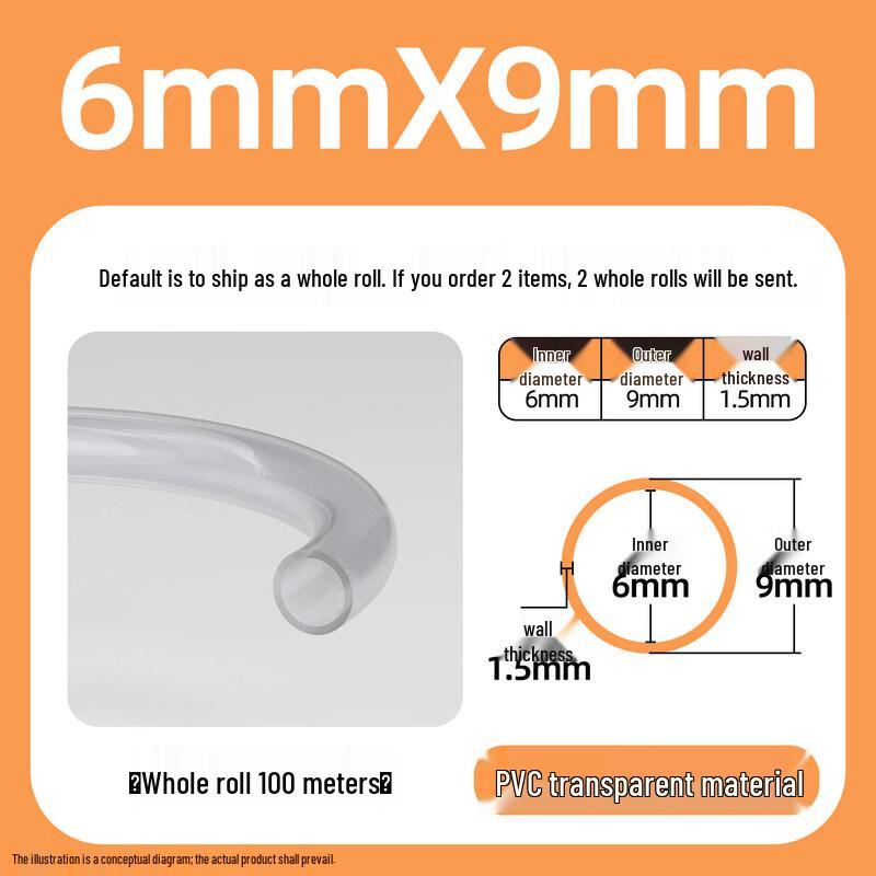 Cloud Rudder PVC Transparent Soft Hose