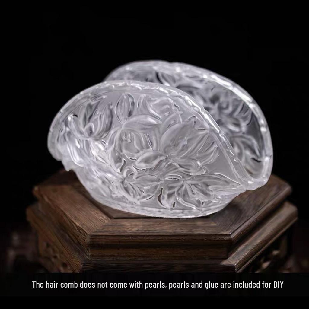 3D Printed Song Dynasty Hanfu Hair Crown & Hairpin - Fairy Style Headdress for Photoshoots