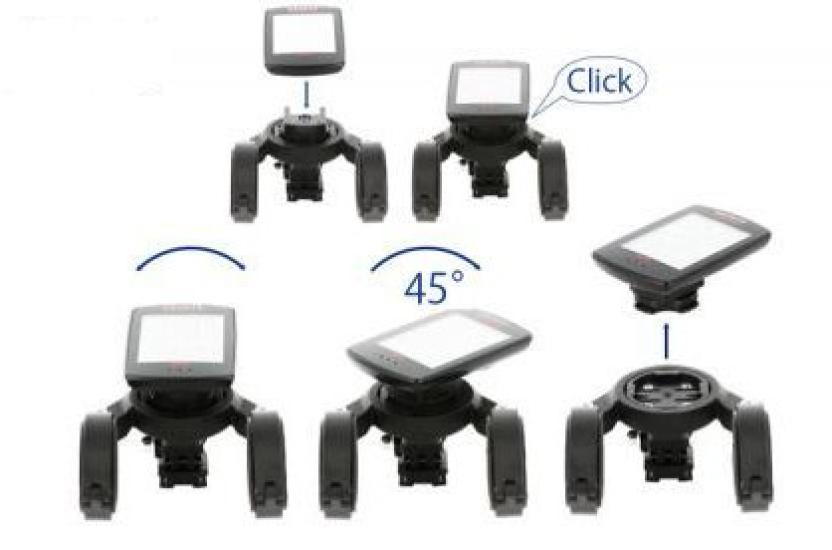 Bike Cycle Computer Adapter for CATEYE REC-MOUNTS Out-Front [GM-CATCC]