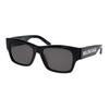 Balenciaga Mirror Side Logo Acetate Irregular Shape Sunglasses Women Sunglasses Black BB0262A-001-56-17