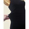 French Style Design One Shoulder Silm Bodycon Dress Black Sexy Knitting Small Dress Export Short Skirt