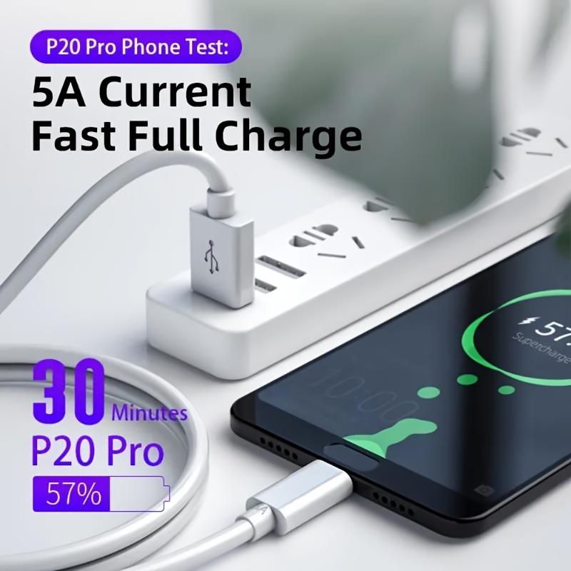 TYPE-C Fast Charging Cable, Using QC3.0 Standard, USB Charging Cable Suitable for OPPO, Vivo, Xiaomi and Other Brand Mobile Phones.