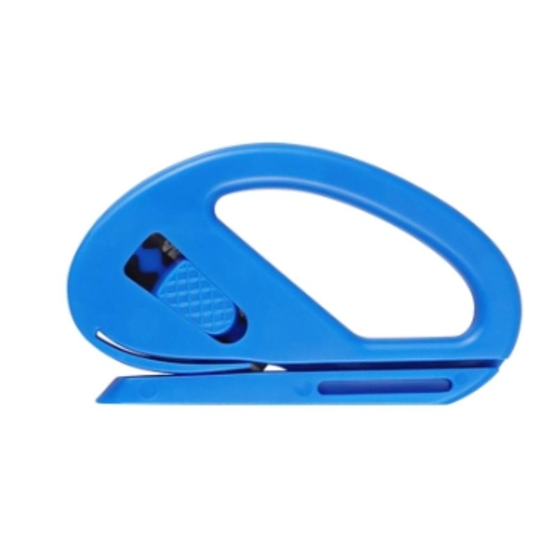 

Легко скользящий резак для упаковочной бумаги Безопасный дизайн с лезвием Подходит Идеально для упаковки подарков, рукоделия и офисного использования для идеальных разрезов синий