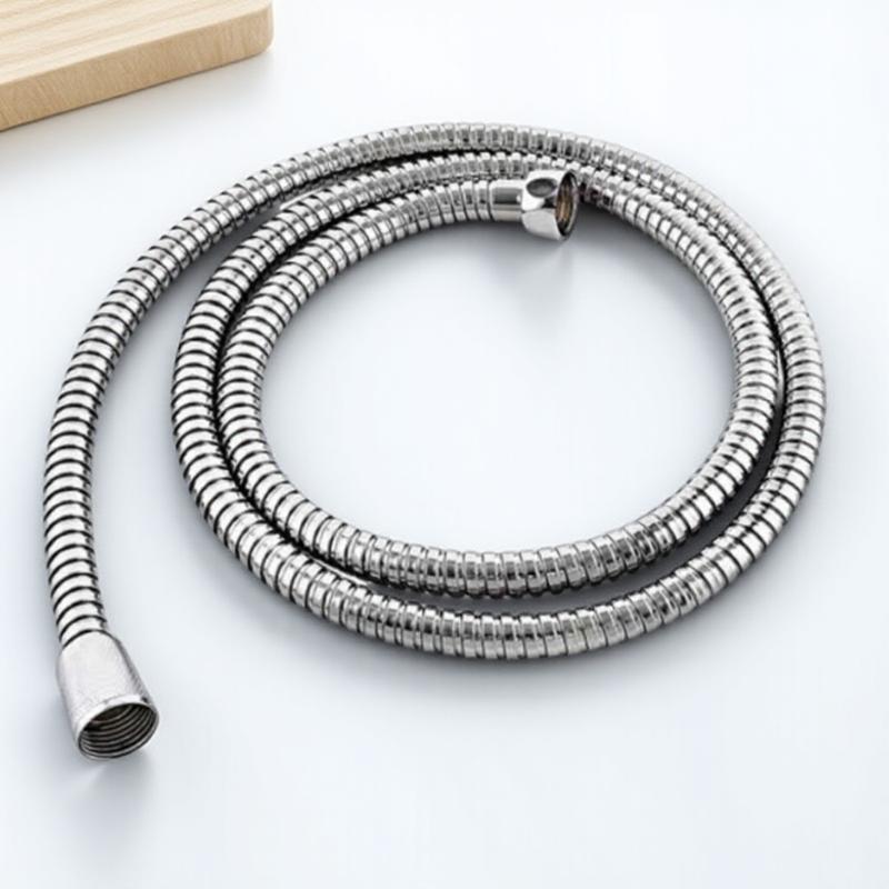 Stainless Steel Shower Hose 1.5M 2M Flexible Thick Silicone High Pressure Resistant Bathroom Faucet Hose