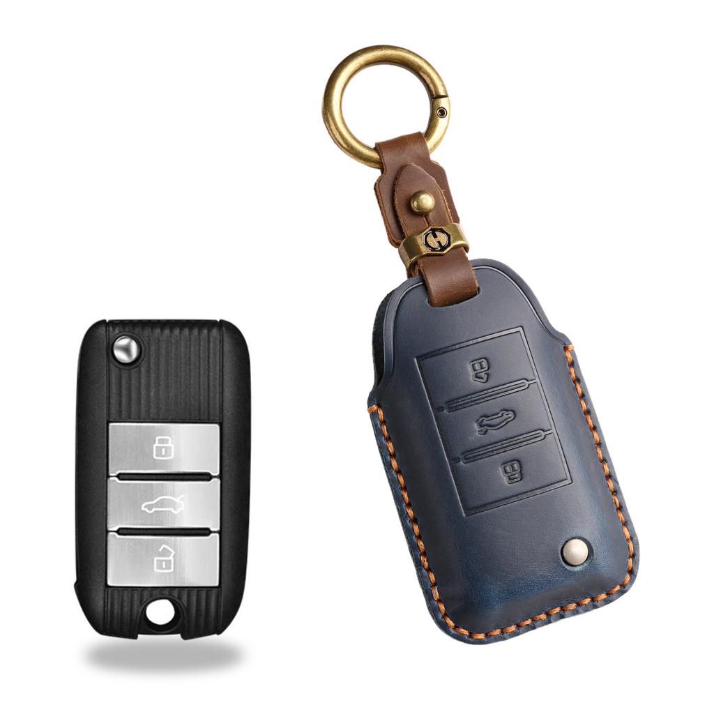 Retro Key Cover Is Suitable for Roewe Ei6 Key Bag MG Special Roewe Rx5plu's Car Protective Case.
