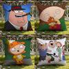 Hot Anime F-Family GuyS Cushion Cover Home & Car Dual-Scene Pillow Cover: Reversible for Premium Comfort