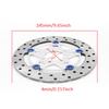 Motorcycle Accessories 245mm Brake Disc Plate 76mm To 78mm Pitch-row 4 Holes Fixed Disk for Honda KTM Suzuki Kx250f Xmax300