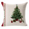 Christmas Decoration Cushion Cover Cartoon Elk Santa Cushion Cover Christmas Pillow Case Linen Decoration Pillow Home Decoration