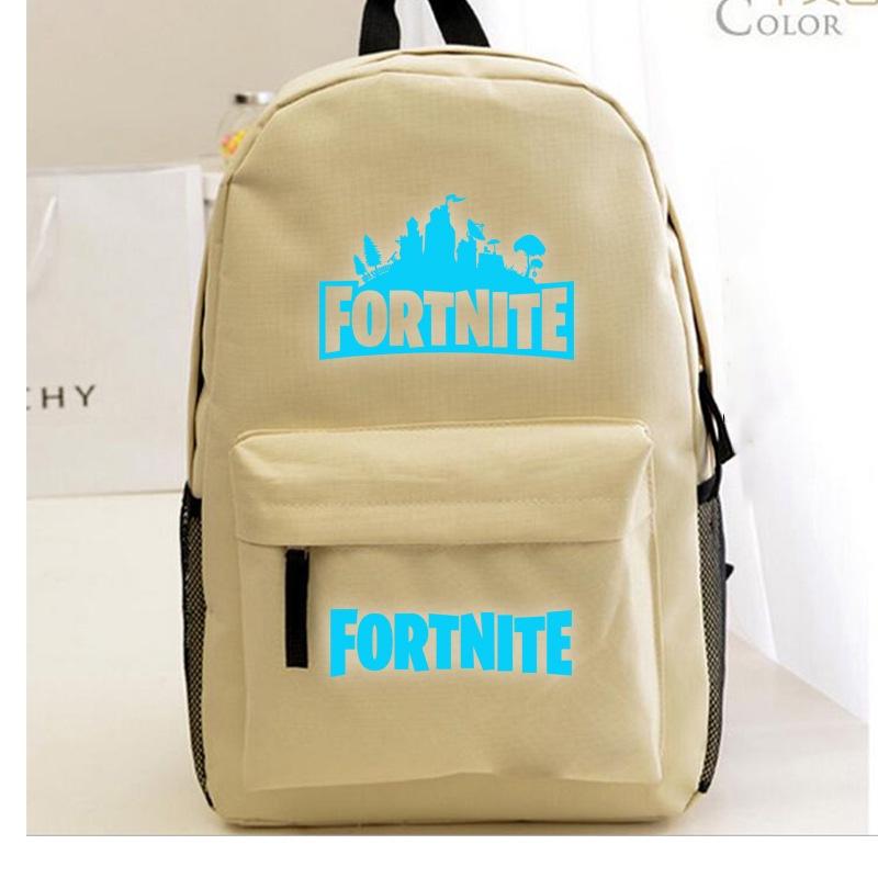 School Fortnite Bag Battle Royale Shoulder Luminous Boy Backpack Trendy Cool And