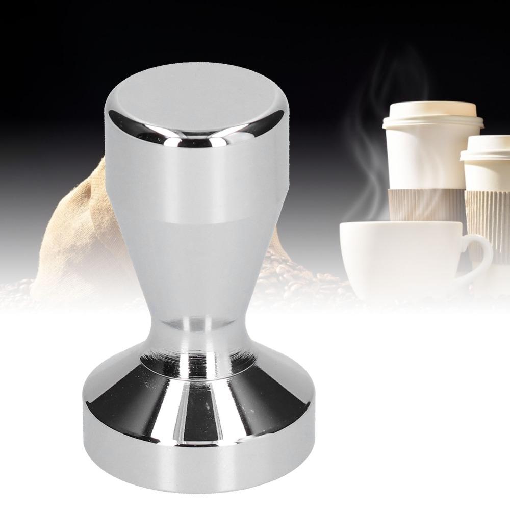 Stainless Steel Coffee Tamper Ergonomic Handle Coffee Powder Press Espresso Coffee Tamper Home Use