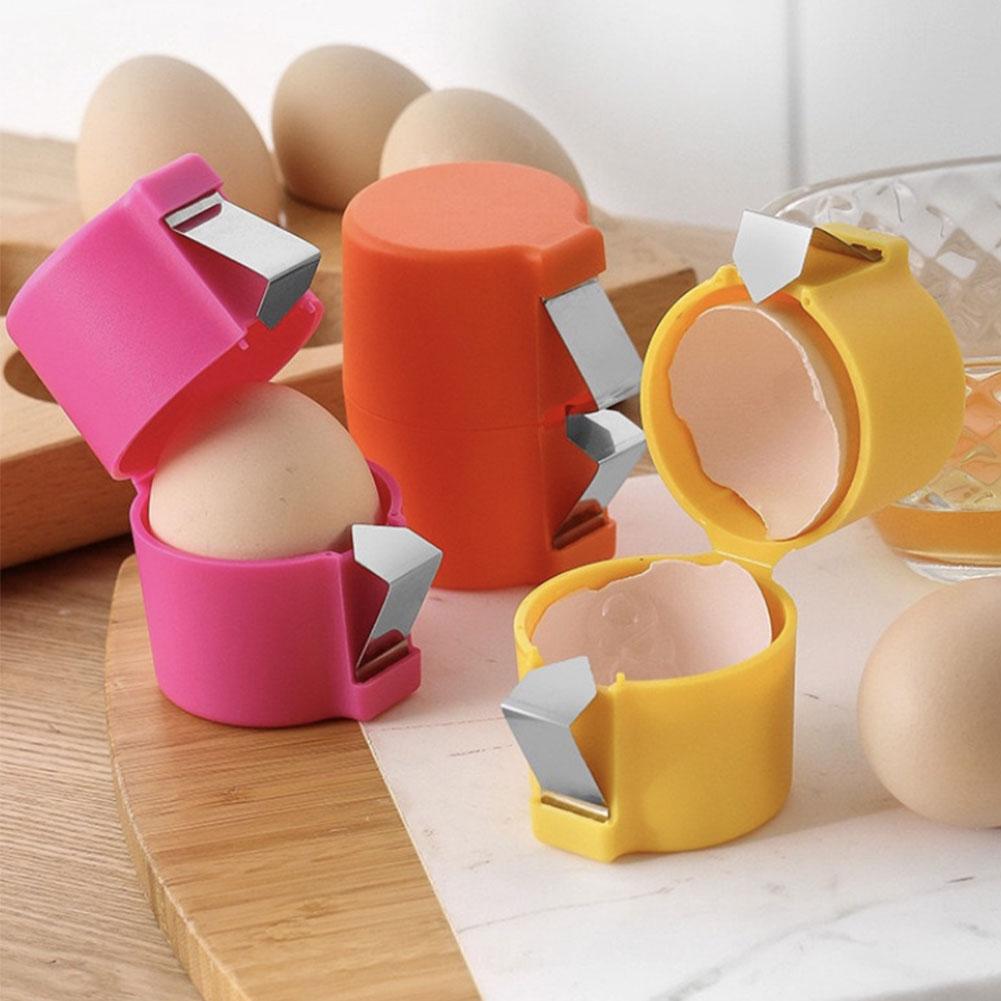 Egg Opener Cube Egg Seperator Egg Shell Breaker Kitchen Gadgets Tools For Cooking Camping