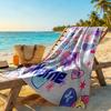 Little Pony Customize Your Name Beach Towel Super Soft & Absorbent Portable for SwimmingBeachCamping Travel Beach AccessoriesGym