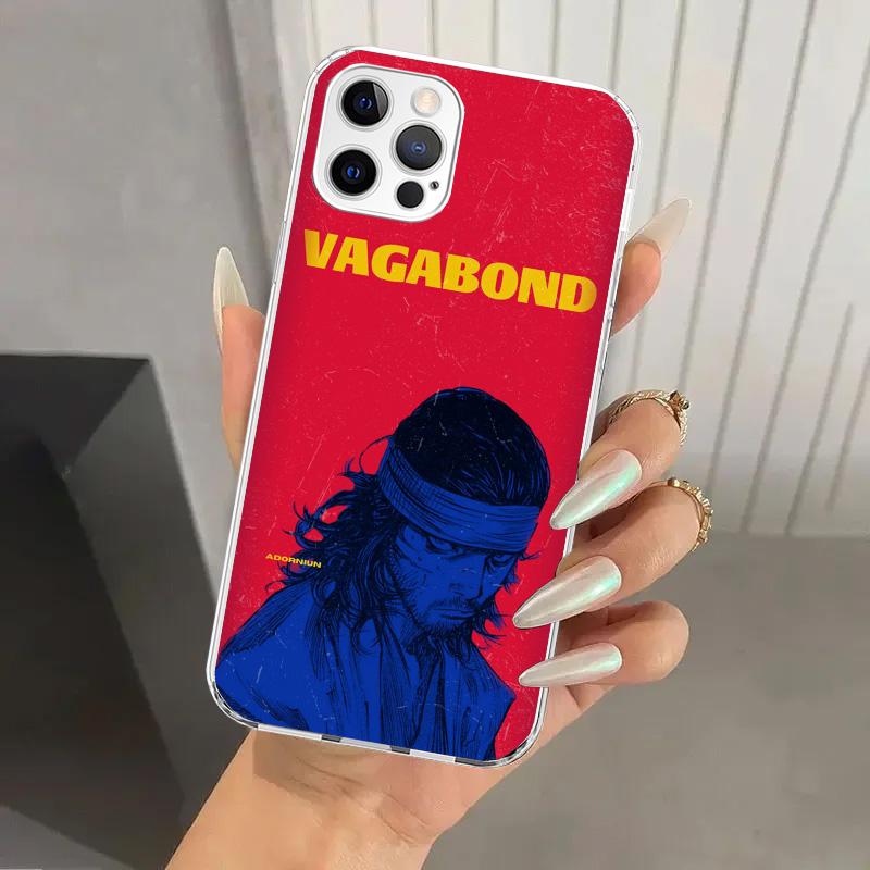 Anime Vagabond Samurai Phone Case for Iphone 17 Air 16 15 Plus 14 13 Mini 12 11 Pro Max 16E 7 8 SE 2020 Soft Funda Print Shell 1