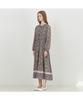 THURSDAY ISLAND Border Mix Round Neck Dress_T252Mop138W