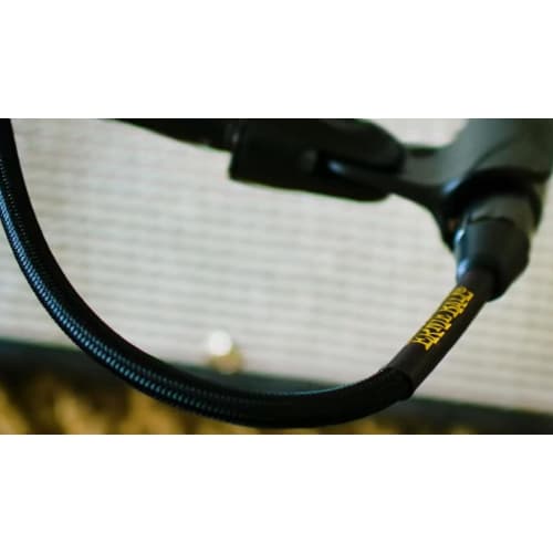 Genuine Ernie Ball 6392 Microphone Cable, 20ft, Braided Male/Female XLR, 6.1m, Black