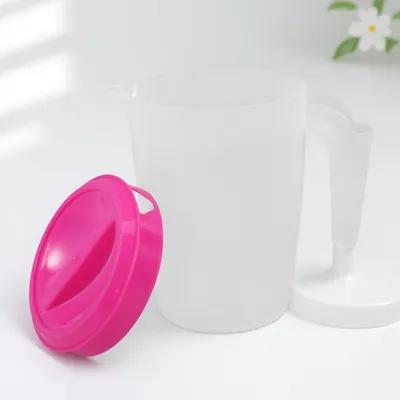 Plastic Water Pitcher with Lid Large Capacity Cold Water Jug for Juice Beverage Ice Tea Use Plastic Pitcher Pitchers for Drinks