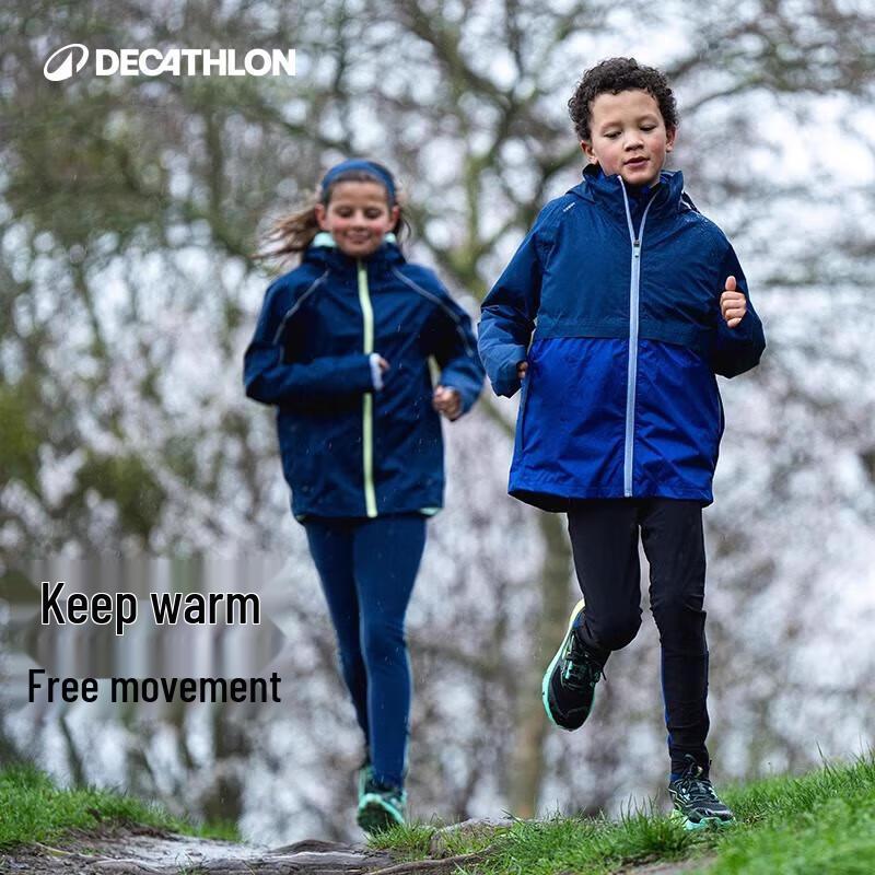 Wiatroszczelna kurtka trekkingowa 3 w 1 dla dzieci Decathlon