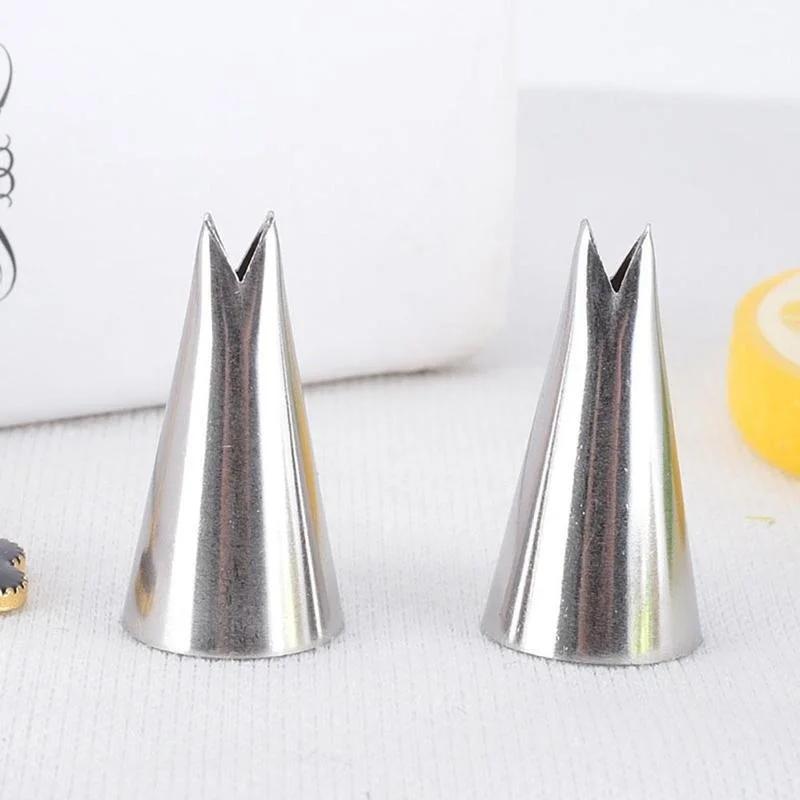 Kitchen Baking Supplies Cake Piping Nozzles Stainless Steel Pastry Icing Flower Tips Cake Decor Mouth Moulds Baking Accessories