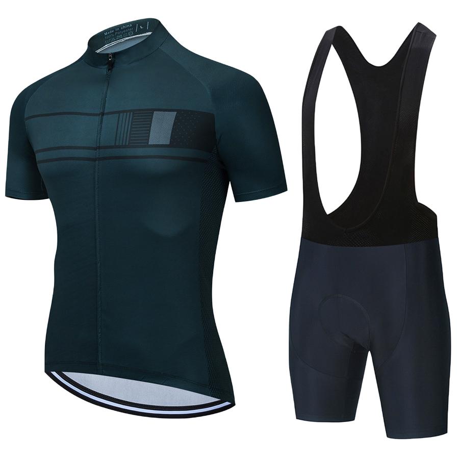 2025 Pro Cycling Set Summer Cycling Jersey Set Bike Cycling Clothing Breathable MTB Bicycle Sportswear Suit Men Cycling Clothes