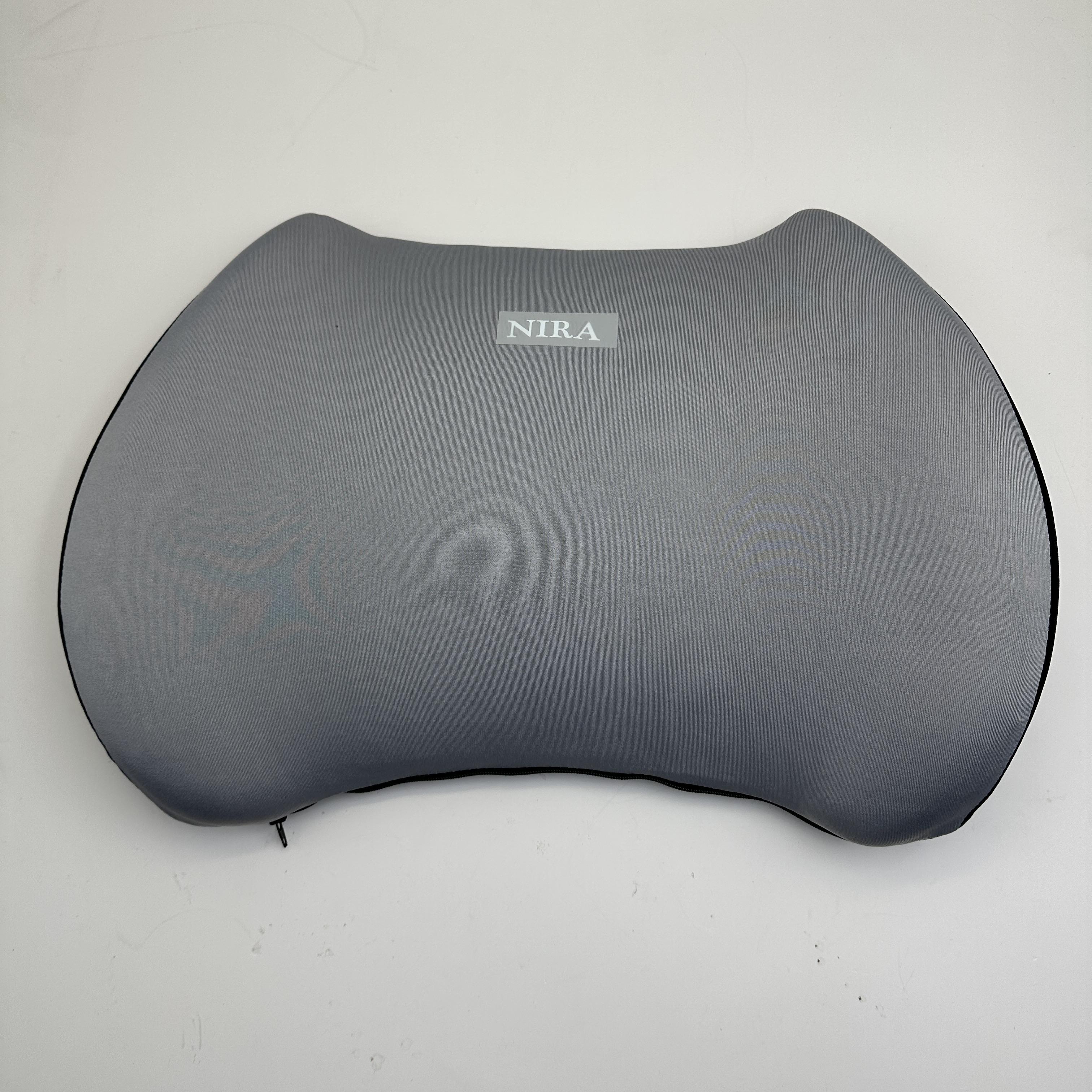 

Ergonomic Car Lumbar Support Cushion,Fit for All Seasons, Gray, Winged Design for Extended Comfort, Hand Wash Only сірий