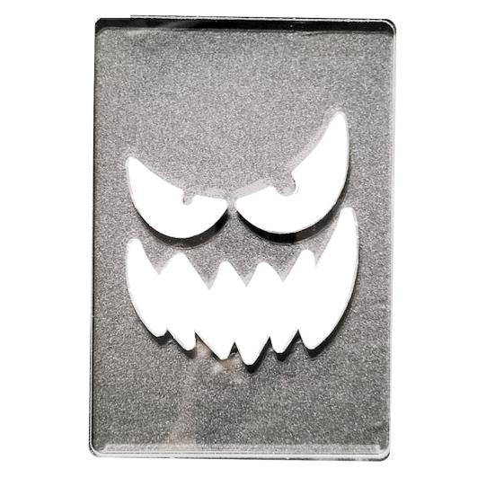 Halloween Pumpkin Face Stencils Decorative Painting Stencils Reusable Acrylic Drawing Template for DIY Pumpkin Carving Wood Wall Art Decor