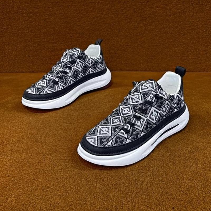 

Trendy shoes men s spring and summer new fashionable breathable casual shoes trendy with comfortable low-top lightweight board shoes men 39 чёрный