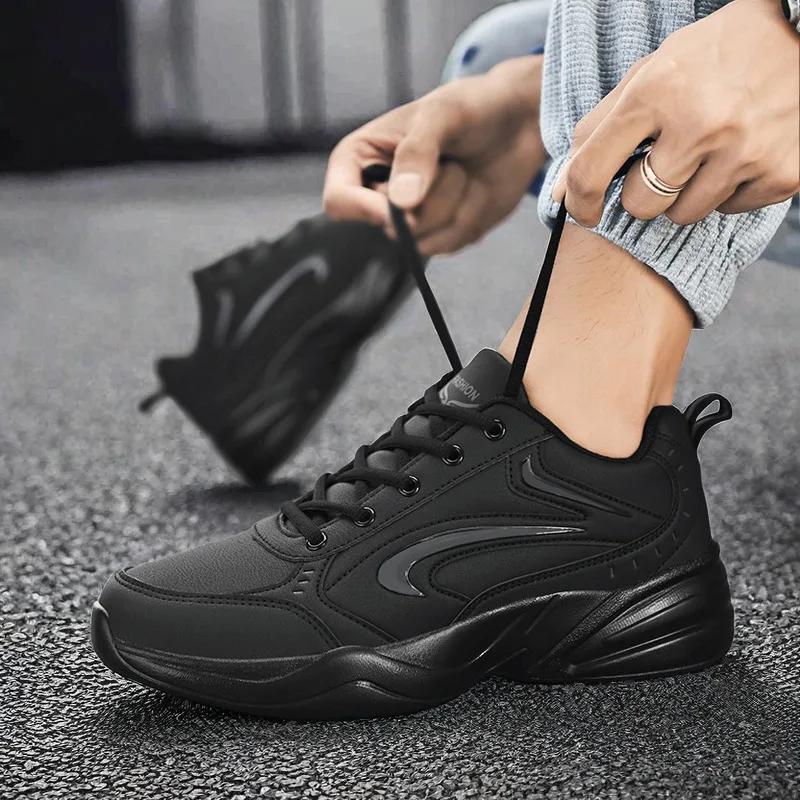 

Shose For Men Driving Original Men s Sneakers Massager Shoes Men s Sports Bike Formal Shoe Massive Sole Tennis Shock Absorber 36 черный серый